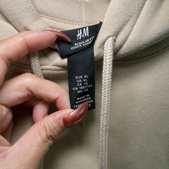H&M Beige Hoodie with Mushroom Design - Picture 4 of 6